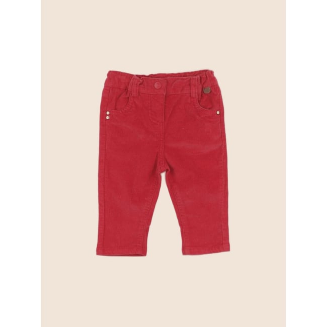 Pantalon - Très bon état rouge <span itemprop=