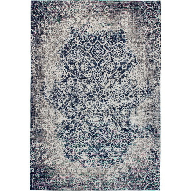Tapis en coton fait main, RIVIÈRE Couleur jaune, multicolore <span itemprop=