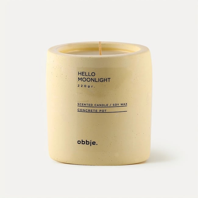 Свеча Hello Moonlight Verti / Хеллоу Мунлайт Верти желтый SO'HOME