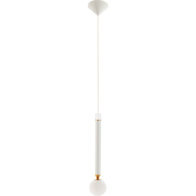 Lampe d'architecte en aluminium Couleur blanc et doré <span itemprop=
