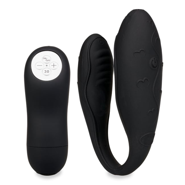 Stimulateur couple Lov'Inside™ télécommandé - noir noir <span itemprop=