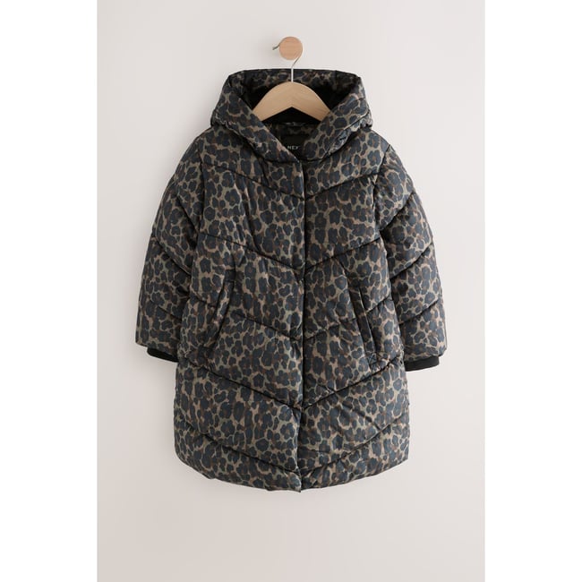Manteau à capuche doublé marron <span itemprop=