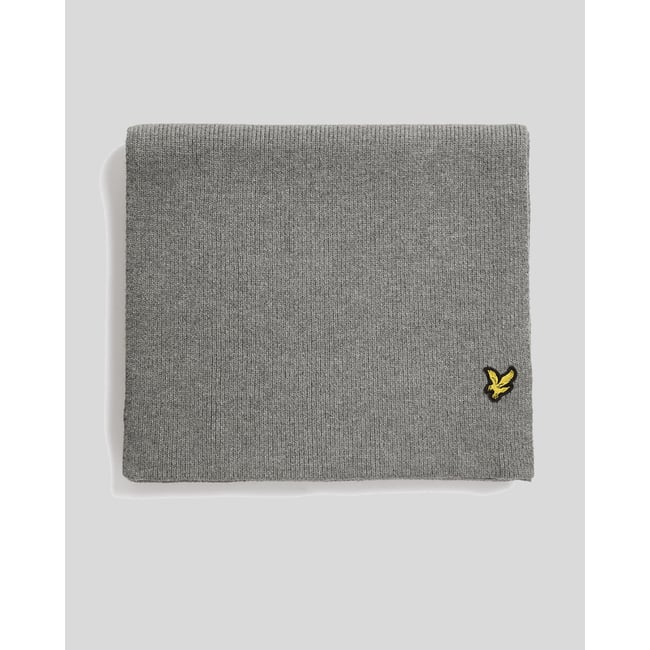 Écharpe quotidien gris moyen chiné <span itemprop=