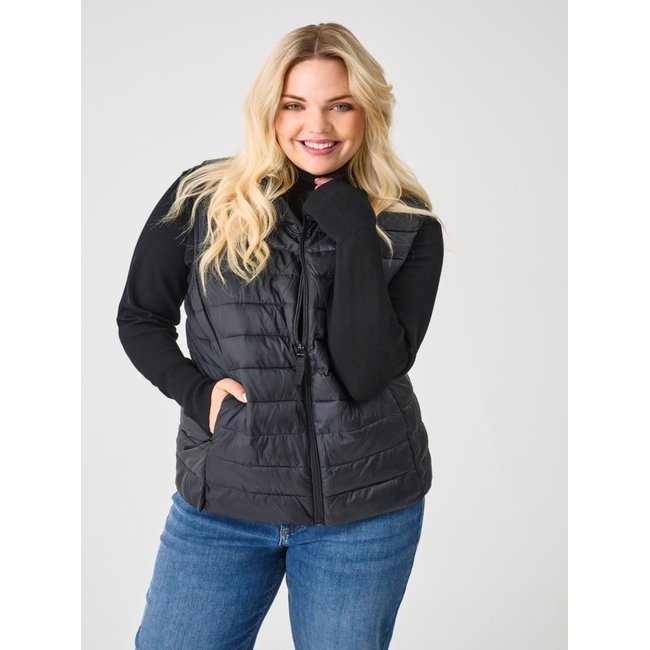Gilet Matelassé CARTAHIA Gilet matelassé noire - black <span itemprop=