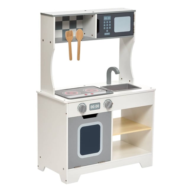 Cuisine en bois pour enfant OREN blanc <span itemprop=