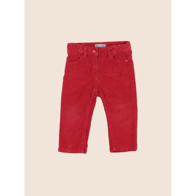 Pantalon - Etat satisfaisant rouge <span itemprop=