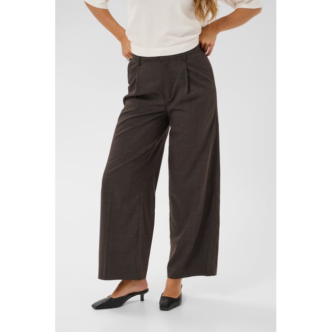 Pantalon de costume gris dark grey check <span itemprop=