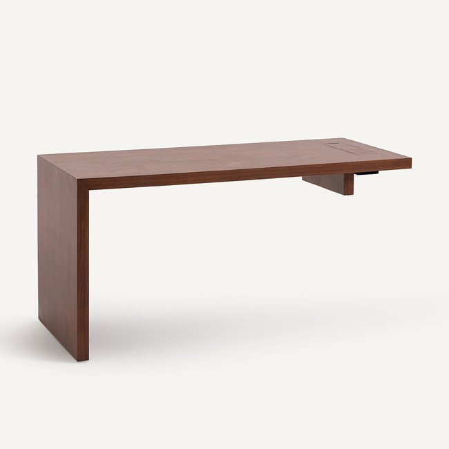 Plateau de bureau en plaqué noyer, largeur 150 cm, MIKUBE noyer <span itemprop=