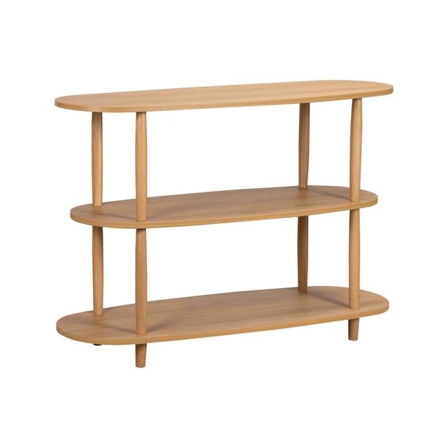 Etagère haute effet bois 120x77 cm, SUZY - OVIALA