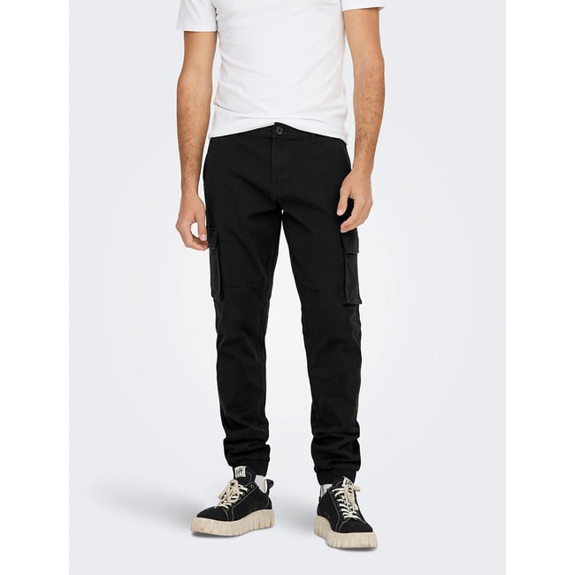 Pantalon cargo en coton Cam - ONLY & SONS