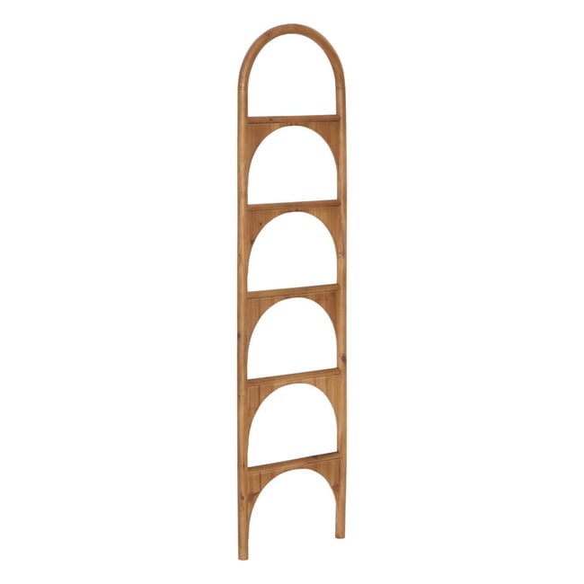 Échelle décorative en sapin SALOME Couleur marron <span itemprop=