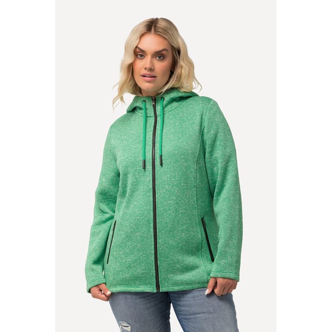Veste en maille polaire, capuche - ULLA POPKEN