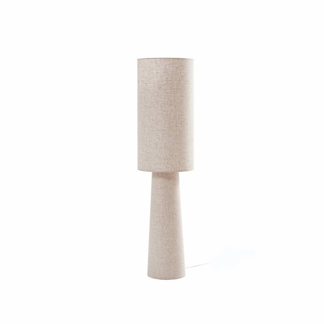 Lampadaire en textile scandinave, Elfie Couleur beige <span itemprop=