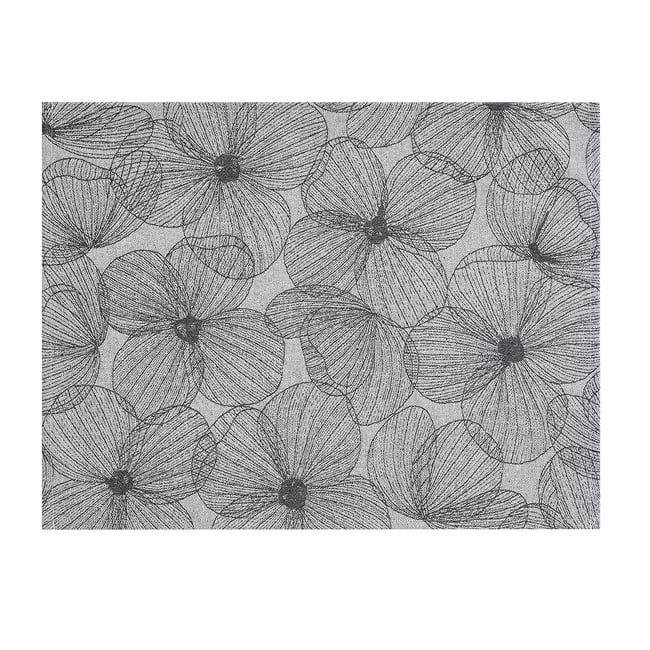 Set de table enduit, A LA CARTE FLEURS PAPILLONS carbone <span itemprop=