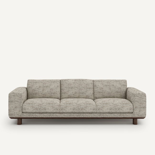 Sofa Cerea, Fischgratmuster meliert leinen <span itemprop=