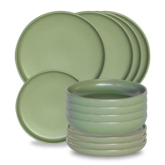 Service d'assiettes 12 pièces   amande-UNO Couleur v002239 <span itemprop=