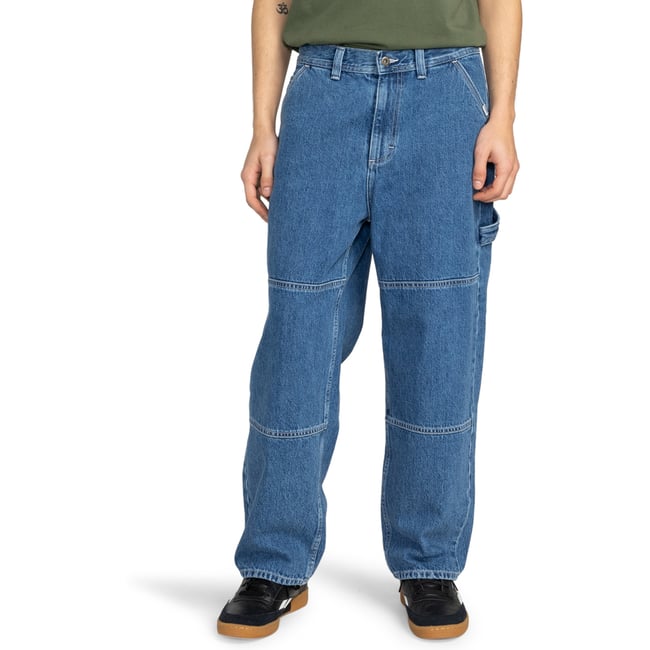 Pantalon workwear CARPENTER bleu mid used <span itemprop=
