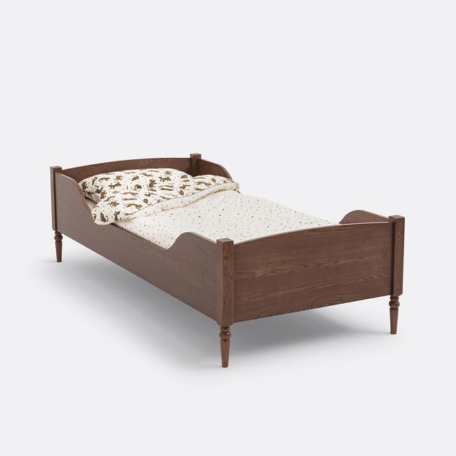 Clea Walnut Child's Bed, walnut color stained, LA REDOUTE INTERIEURS