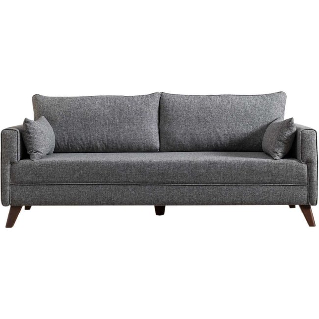 Canapé convertible 3 places en tissu Bella - HANAH HOME