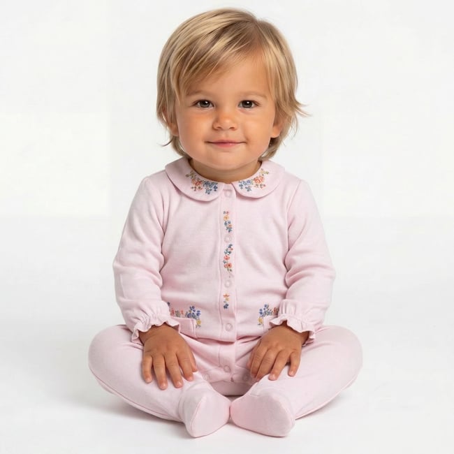 Pyjama bébé - Très bon état rose <span itemprop=