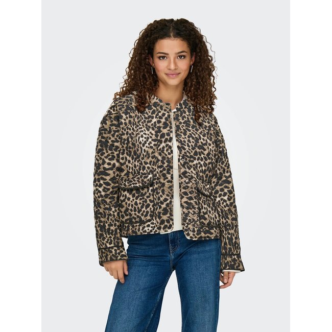Veste imprimée imprimé léopard <span itemprop=