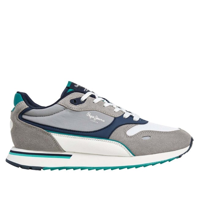 Baskets Combinées gris fer <span itemprop=