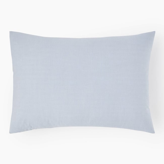 Taie d'oreiller, 100% coton bio GOTS bel air <span itemprop=