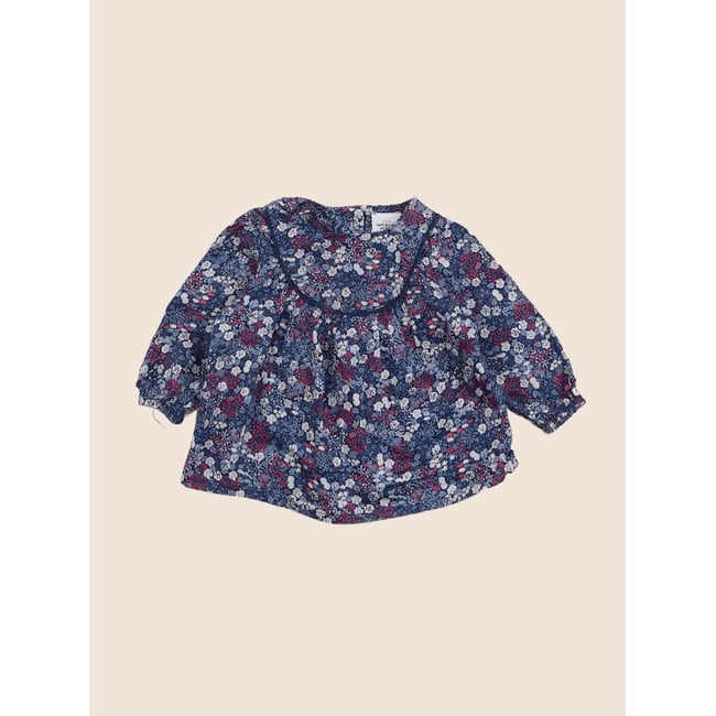 Blouse - Bon état bleu <span itemprop=