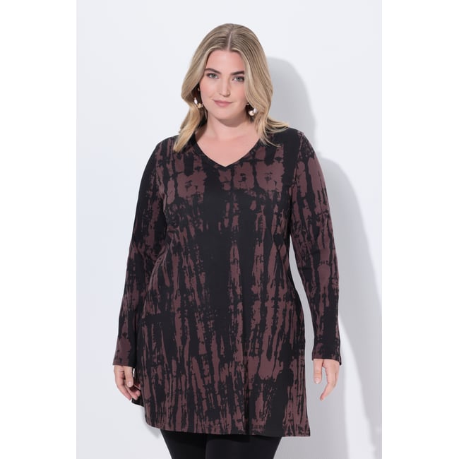 T-shirt long avec dégradé de couleurs - ULLA POPKEN