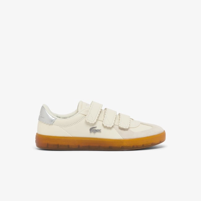 Sneakers Baseshot Pro Strap femme en suède beige-40f <span itemprop=