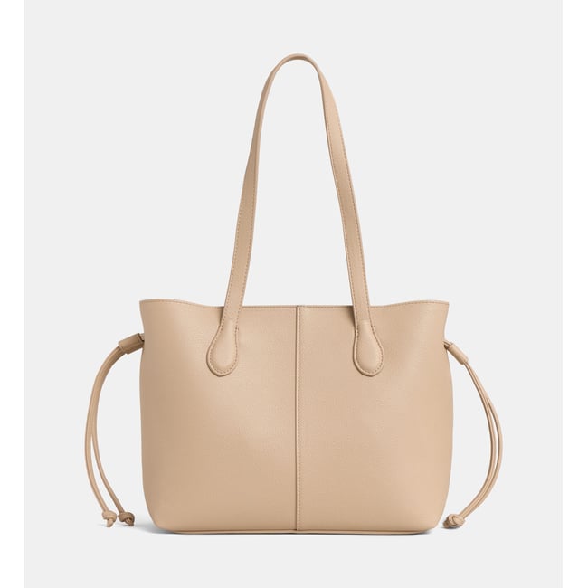 Sac cabas deborah grainé taupe <span itemprop=