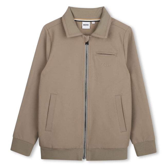 Cardigan en tissu synthétique souris <span itemprop=