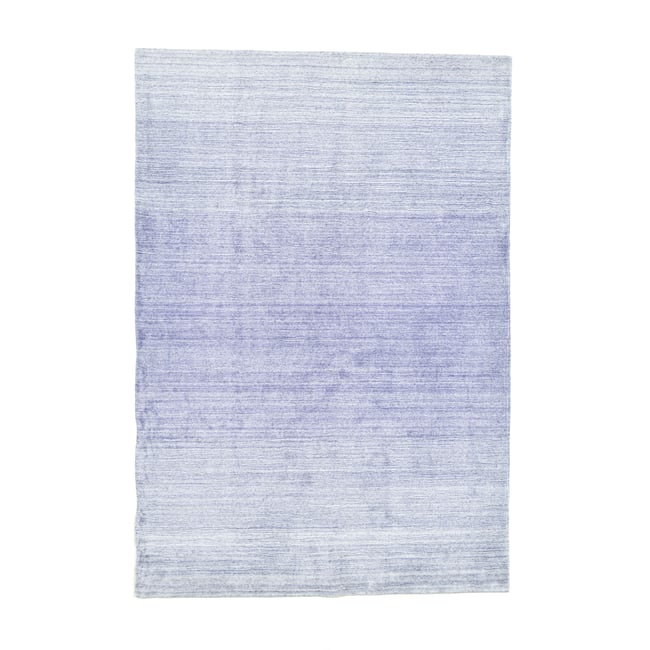 Tapis tufté main en viscose Couleur lilas <span itemprop=