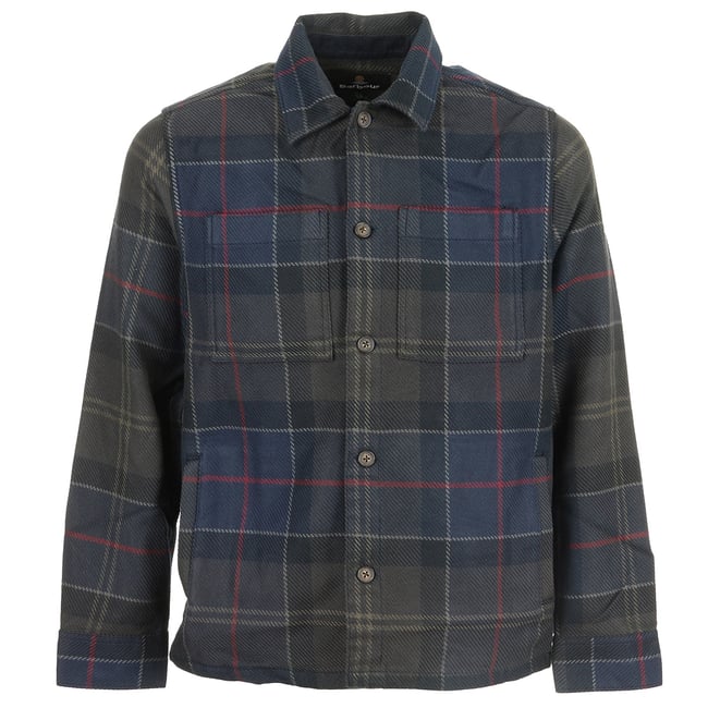 Blouson OVERSIZED TARTAN OVERSHIRT shadow classic tartan <span itemprop=