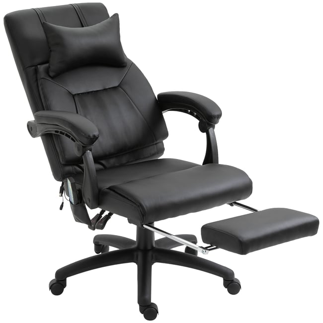 Fauteuil de bureau avec fonction massage Couleur noir <span itemprop=