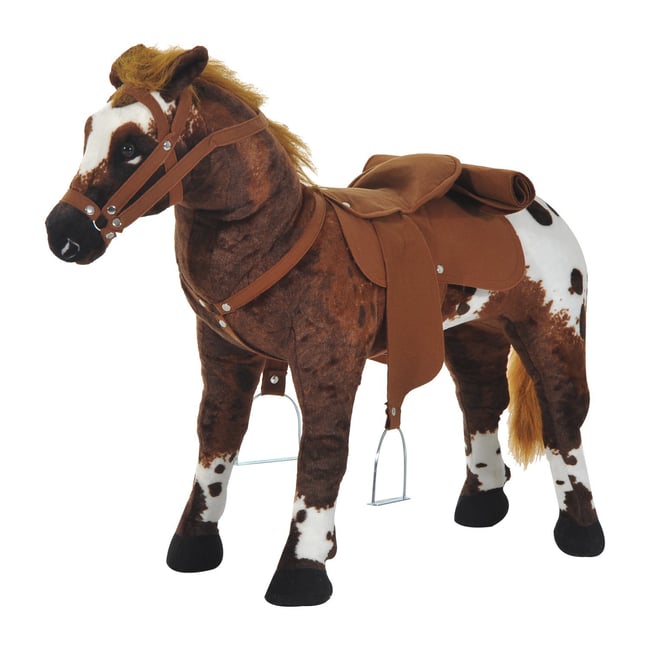 Cheval à bascule pour enfants Métal Marron marron <span itemprop=