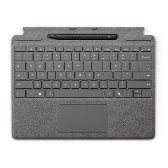 Clavier Surface Pro Keyboard + Stylet Platine - MICROSOFT