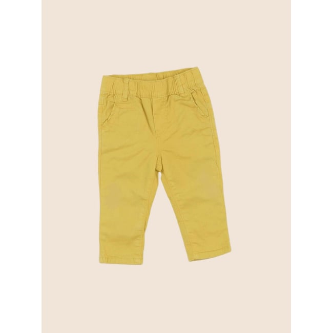 Pantalon - Etat satisfaisant jaune <span itemprop=
