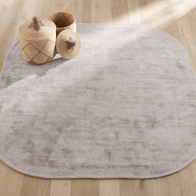 Tappeto Tencel™ quadrato, Mustha grigio chiaro AM.PM