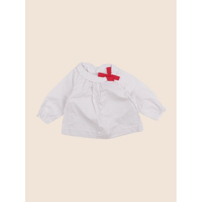 Blouse - Très bon état rouge <span itemprop=