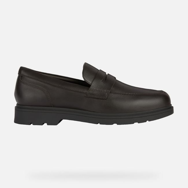 Moccasins  U SPHERICA EC1 brun foncé <span itemprop=