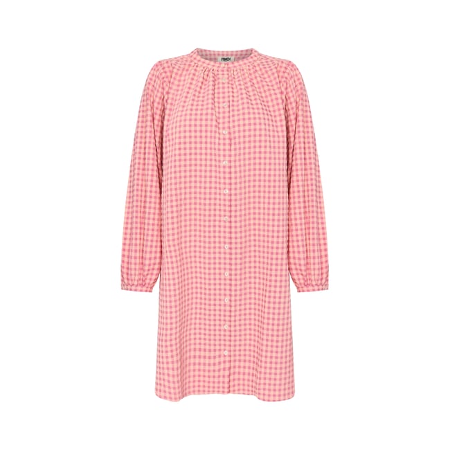 Robe  en coton NOELY rose <span itemprop=