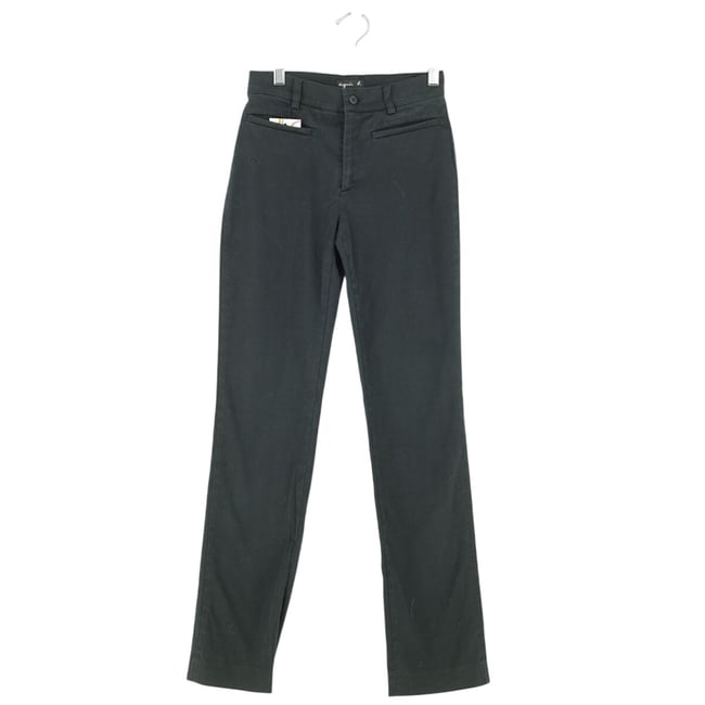 Pantalon droit - Bon État noir <span itemprop=