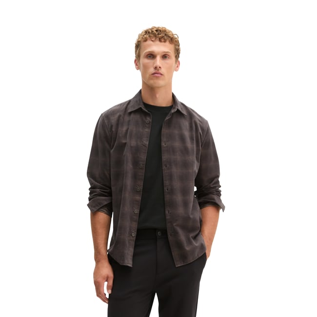 Chemise coupe classique en twill de coton bio au toucher velouté - MARC O'POLO