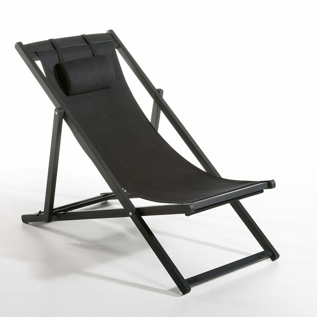 Chilienne acacia et toile, Vivéca noir <span itemprop=