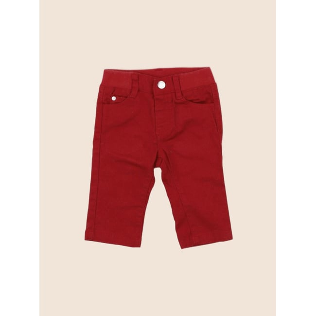 Pantalon - Très bon état rouge <span itemprop=
