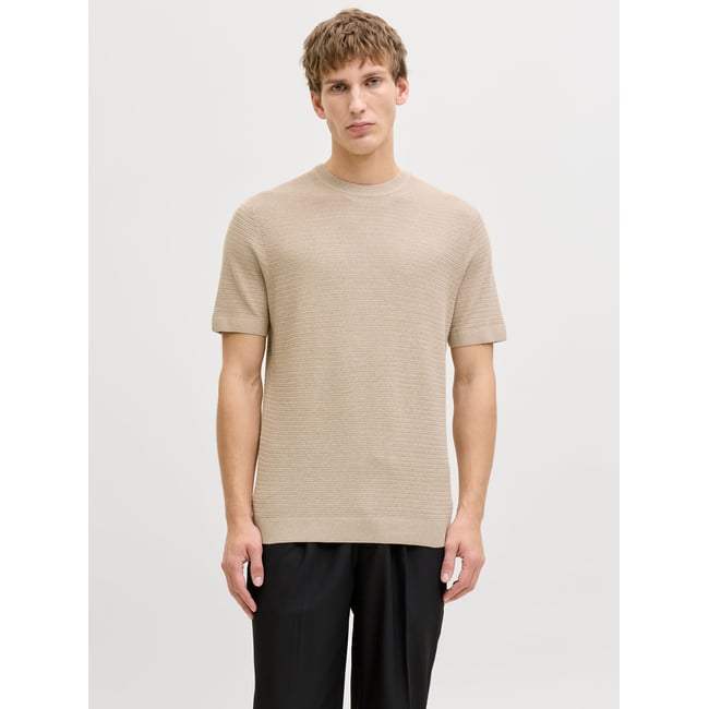 T-Shirt En Maille jaune - lemon pepper 1 <span itemprop=