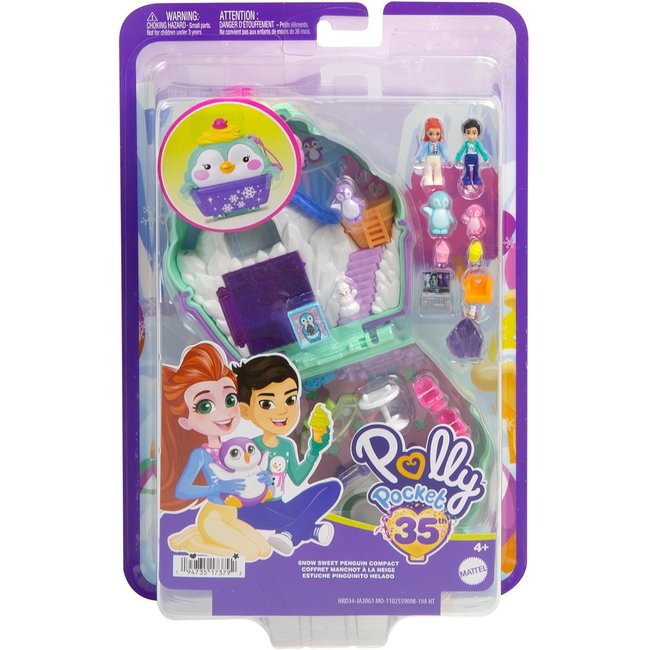 Polly Pocket - Coffret Pingouin des neiges multicolore <span itemprop=
