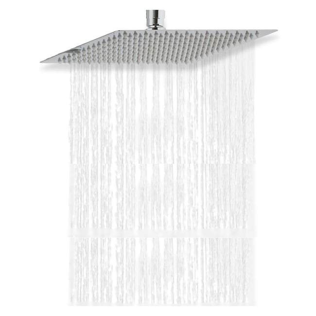 Tête de douche carrée en acier ZERRA v019844 <span itemprop=