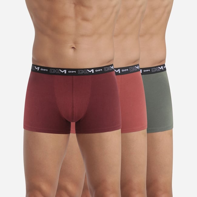 Confezione da 3 boxer in cotone elasticizzato - DIM